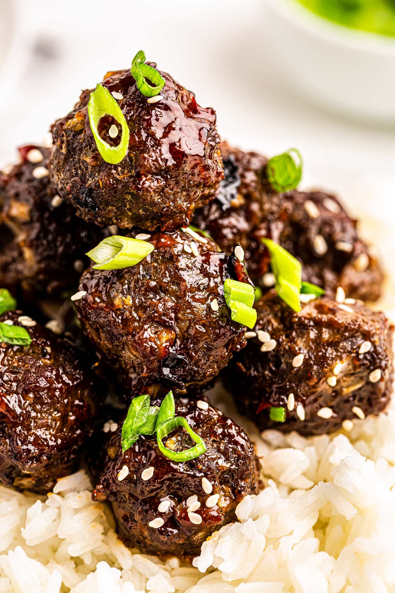 Sticky Thai Meatballs Easy Appetizer The Chunky Chef