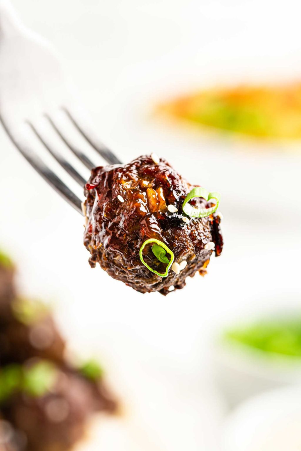 Sticky Thai Meatballs Easy Appetizer The Chunky Chef