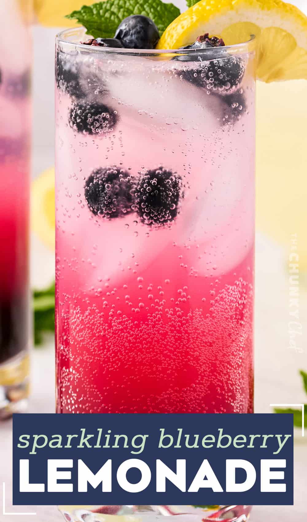 Sparkling Blueberry Lemonade The Chunky Chef