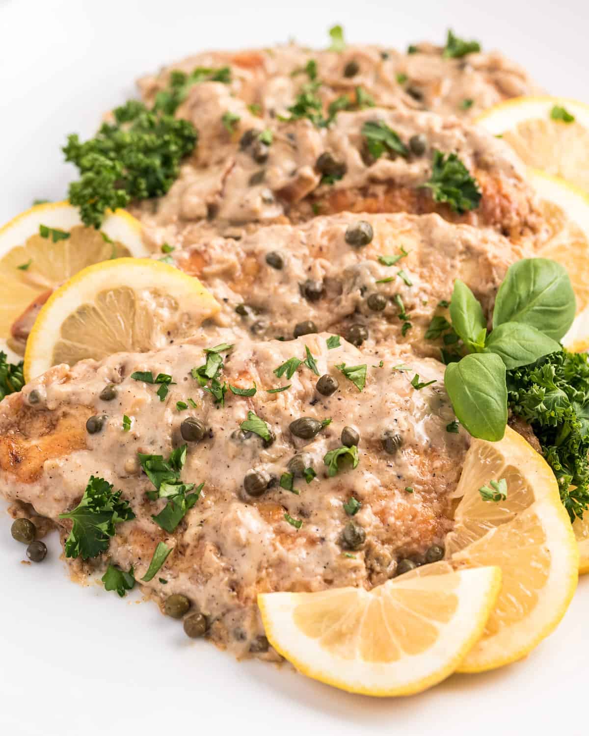 Creamy Lemon Chicken Piccata Minute Meal The Chunky Chef