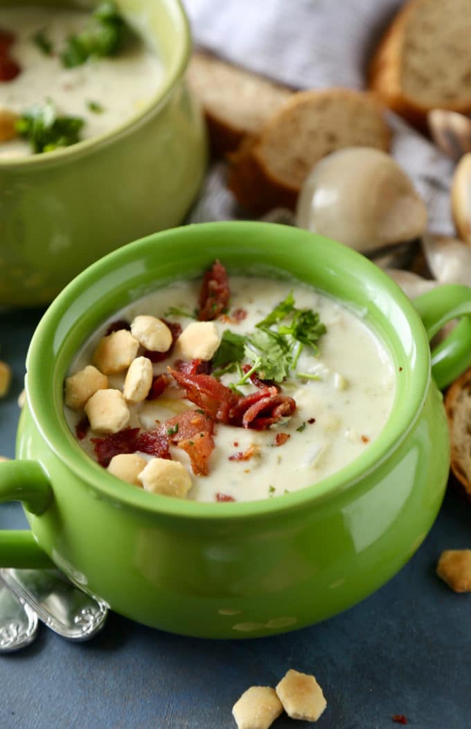 Creamy New England Clam Chowder - The Chunky Chef