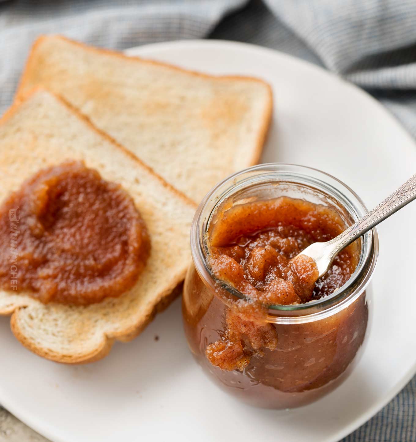 Homemade Crockpot Apple Butter - The Chunky Chef