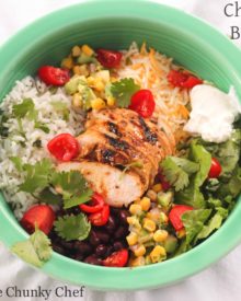 Cajun Honey Glazed Chicken Bowls - The Chunky Chef