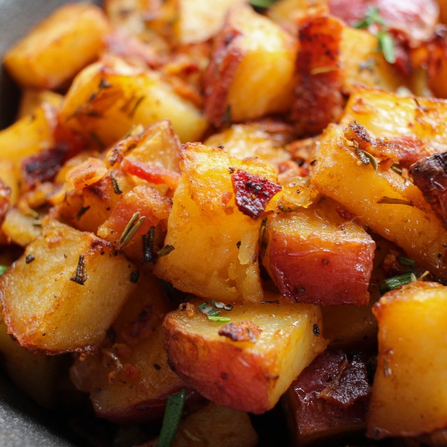 Oven Roasted Breakfast Potatoes - The Chunky Chef