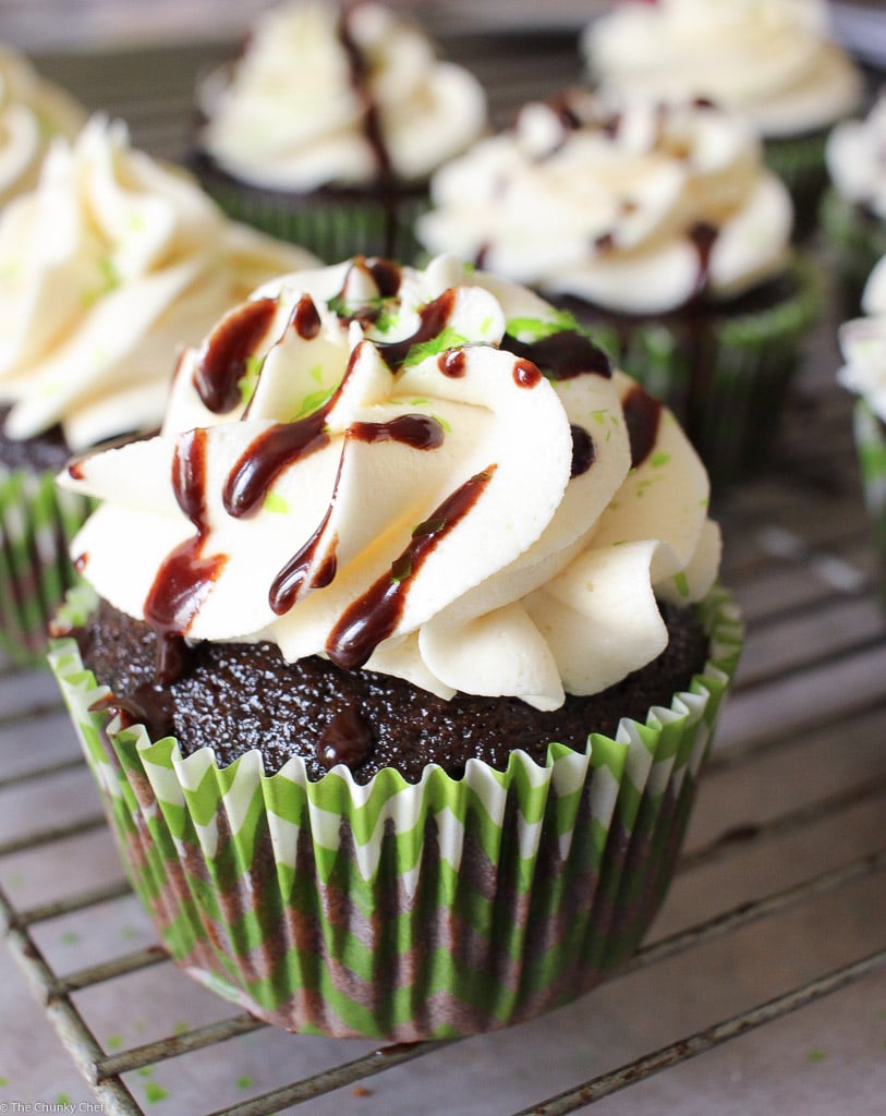 Chocolate Guinness Cupcakes with Irish Cream Frosting-22 - The Chunky Chef