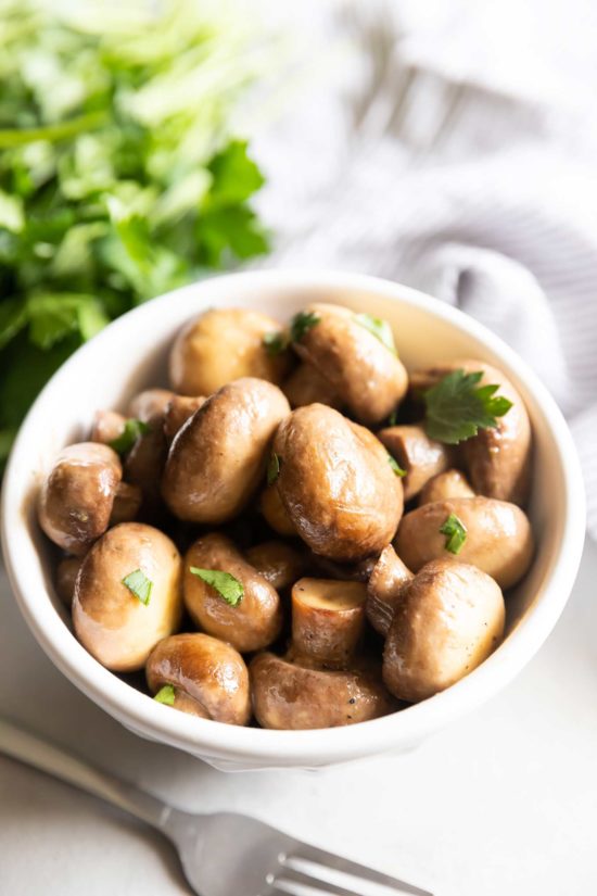 Buttery Crockpot Ranch Mushrooms (3 ingredients!) - The Chunky Chef