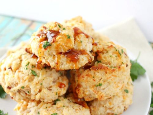 Maple Bacon Cheddar Buttermilk Biscuits The Chunky Chef