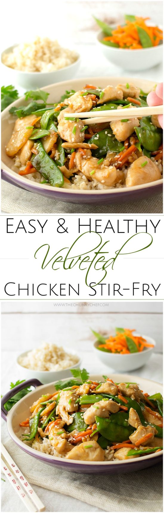 Easy Velveted Chicken Stir Fry - The Chunky Chef