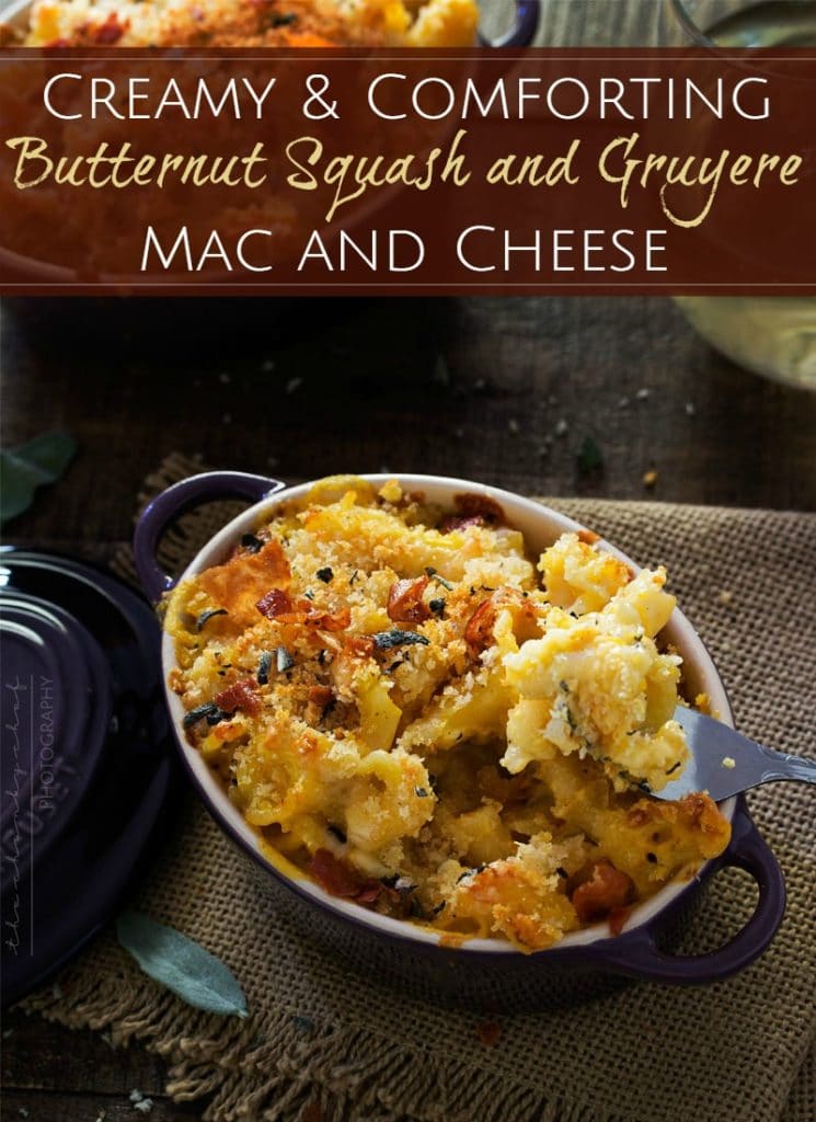 Butternut Squash Gruyere And White Cheddar Mac And Cheese The Chunky Chef