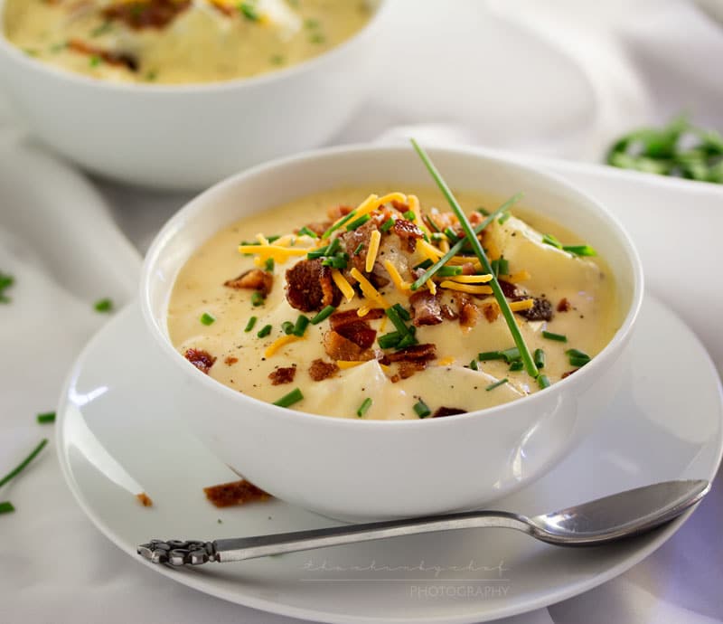 Copycat Loaded Baked Potato Soup (14) - The Chunky Chef