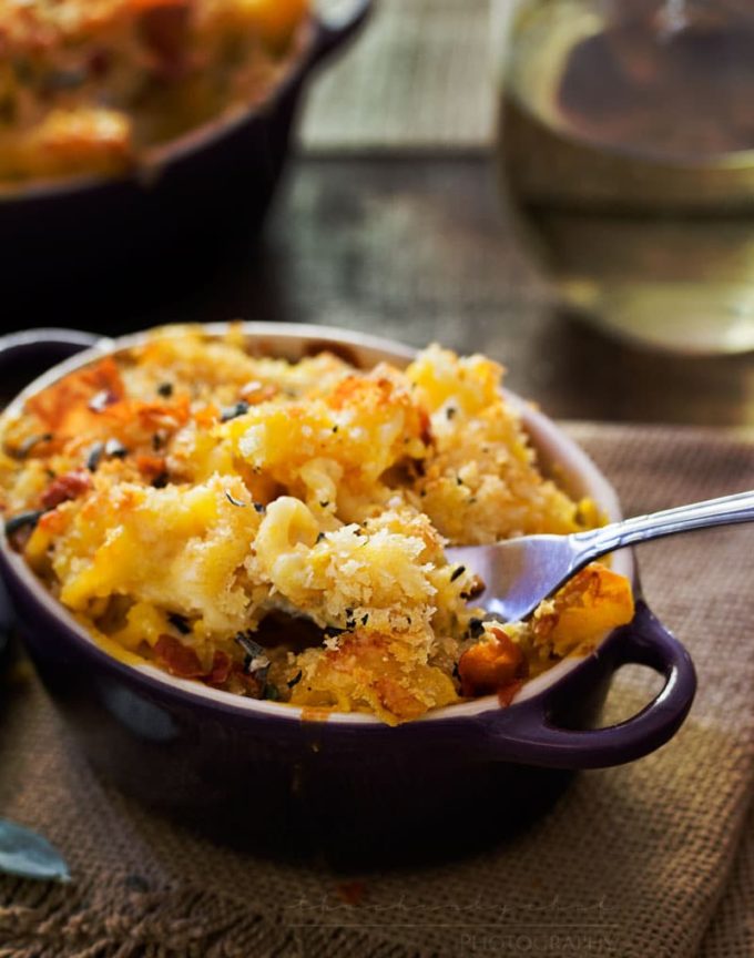 Butternut Squash, Gruyere and White Cheddar Mac and Cheese - The Chunky ...