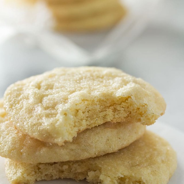 Soft Vanilla Bean Sugar Cookies - The Chunky Chef
