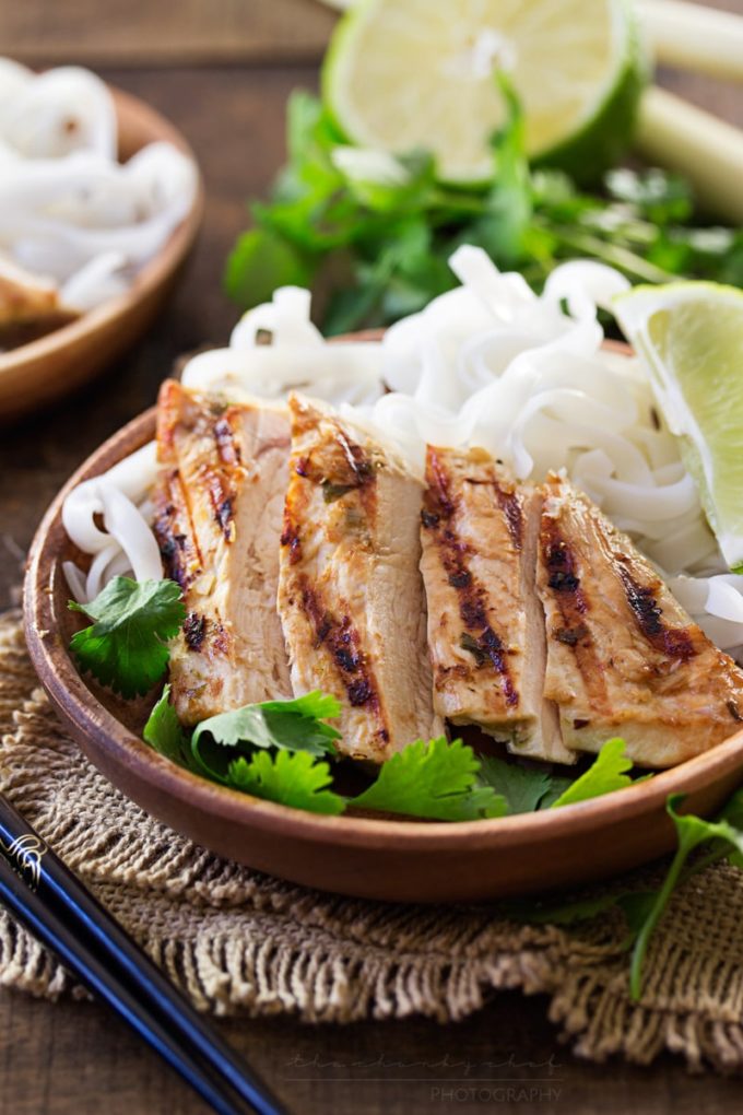 Ginger Lemongrass Teriyaki Grilled Chicken - The Chunky Chef