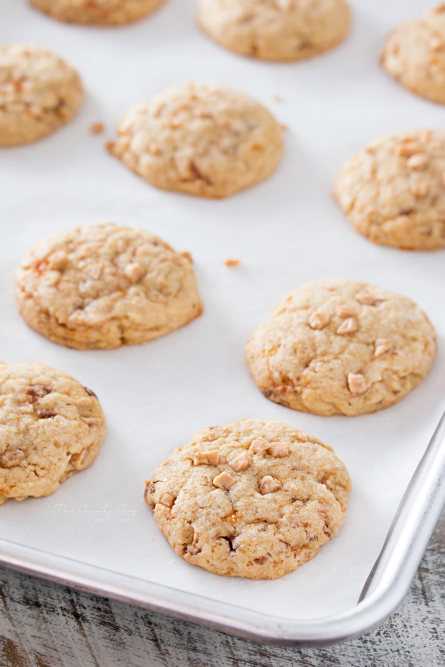 Chewy Butterfinger Toffee Cookies Soft Chewy And Buttery These