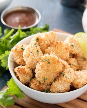 Baked Caribbean Jerk Chicken Bites - The Chunky Chef