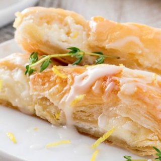 Lemon Almond Cheese Danish The Chunky Chef