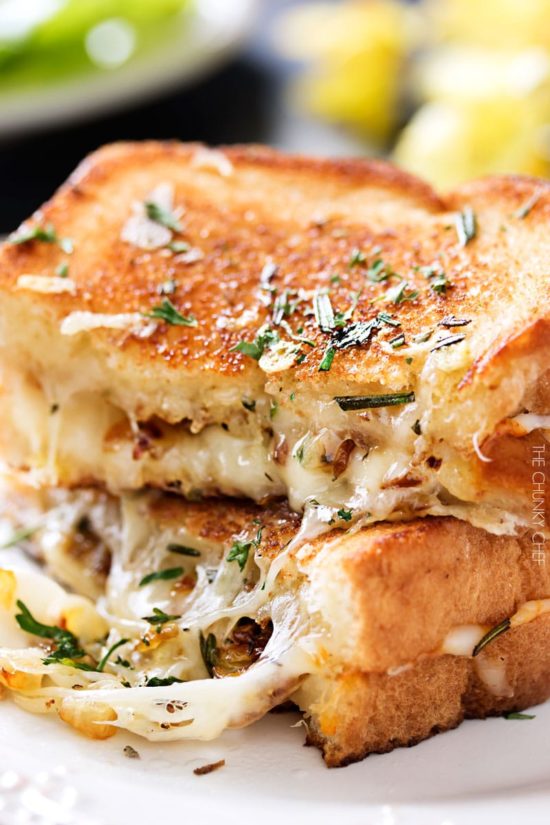 Ultimate Grilled Cheese | Gooey Gruyere and white cheddar cheese ...