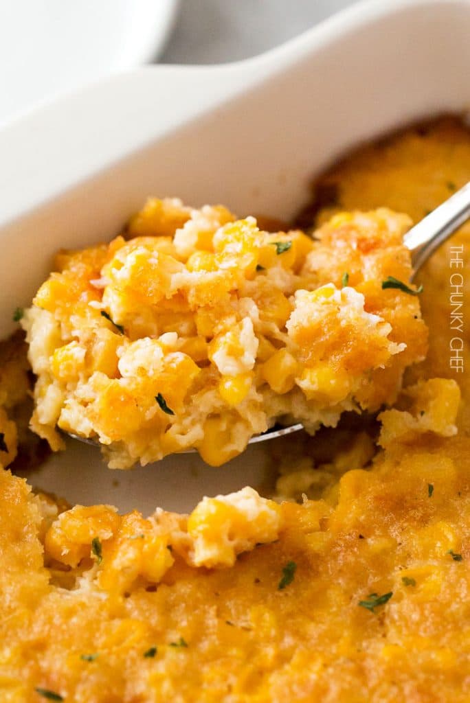 Mom's Famous Corn Pudding - The Chunky Chef