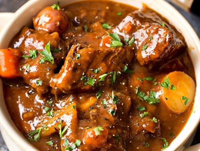 Guinness and Coffee Irish Beef Stew  The Chunky Chef