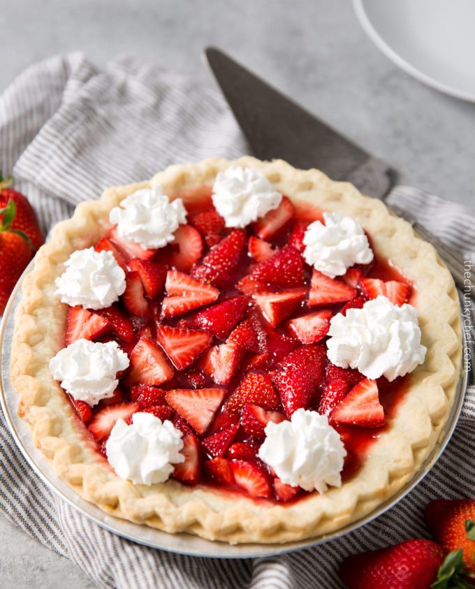 Copycat Frisch's Big Boy Fresh Strawberry Pie - The Chunky Chef