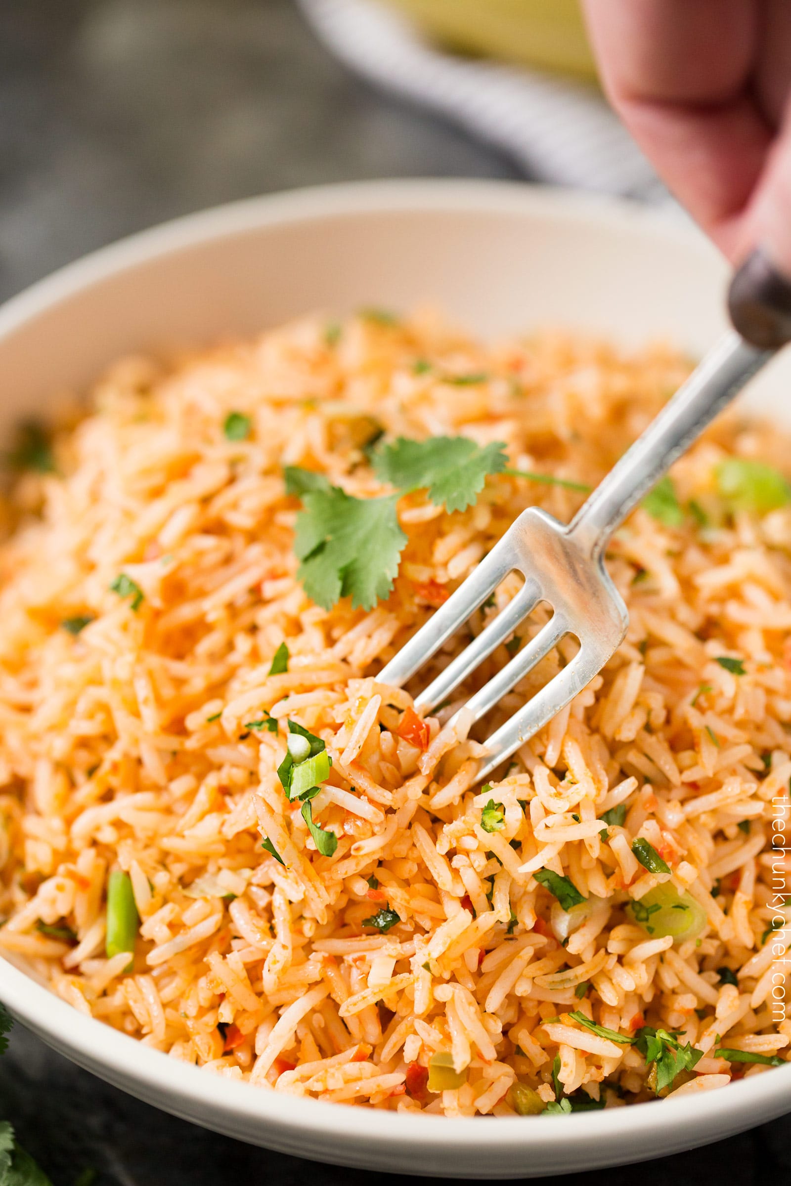 Easy Baked Mexican Rice - The Chunky Chef