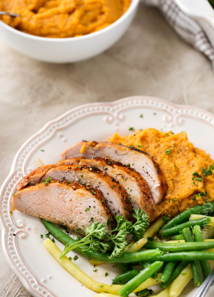 Ginger Honey Roasted Pork Tenderloin The Chunky Chef