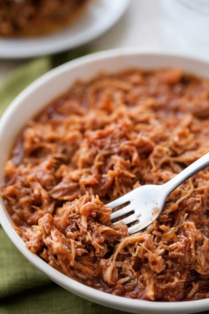 Instant Pot Pulled Pork (4 ingredients) - The Chunky Chef