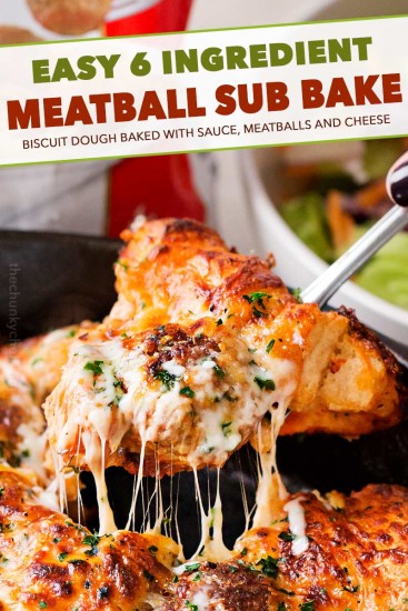 Meatball Sub Casserole - The Chunky Chef