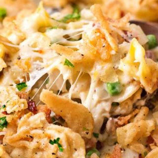 Loaded Cheesy Chicken Noodle Casserole The Chunky Chef