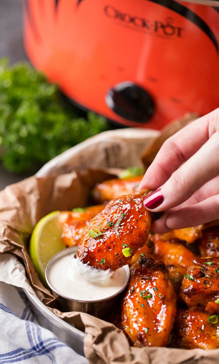 Slow Cooker Honey Buffalo Wings The Chunky Chef 6169