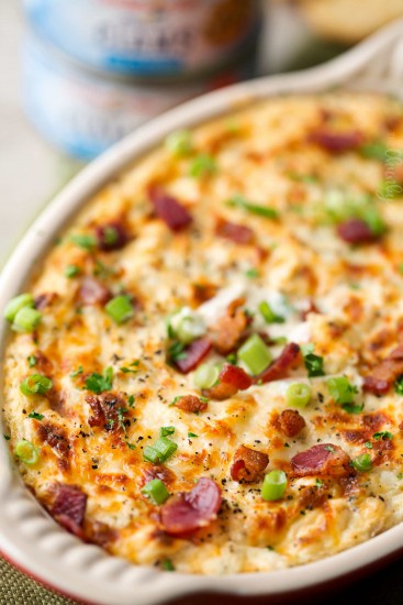 Bacon Horseradish Baked Clam Dip - The Chunky Chef