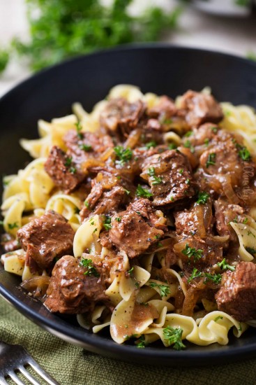 Drunken Slow Cooker Beef Stew (Beef Carbonnade) - The Chunky Chef