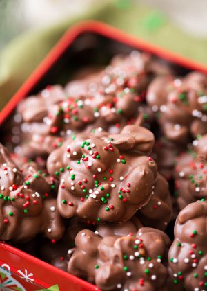 Easy Christmas Crockpot Candy - The Chunky Chef
