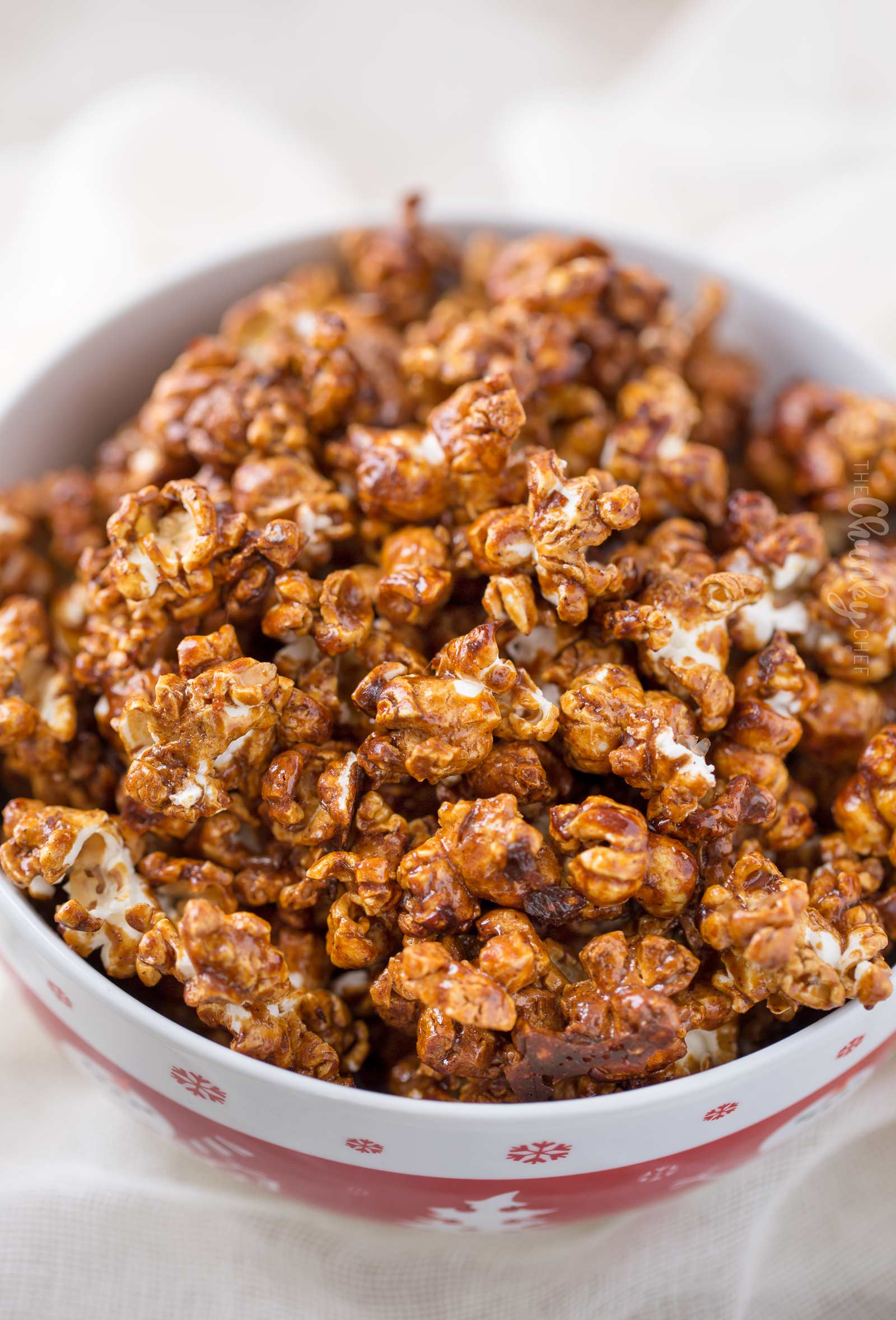 Easy-Homemade-Gingerbread-Caramel-Popcorn-4 - The Chunky Chef