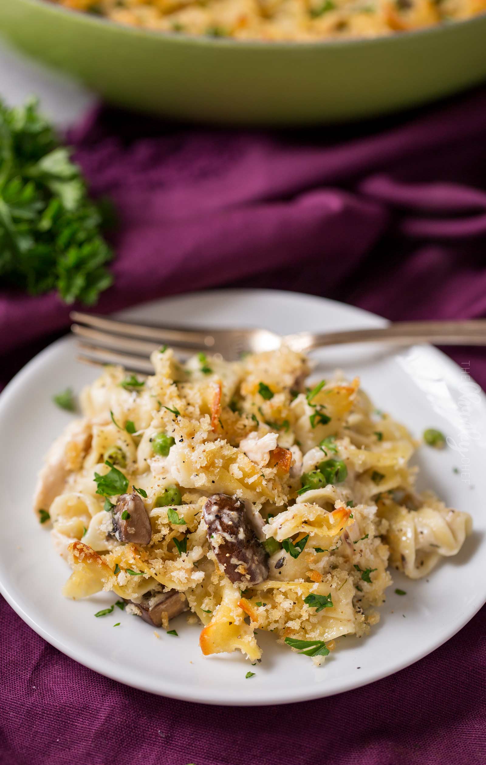 One Pot Chicken Tetrazzini | Perfect for an easy dinner, this chicken ...