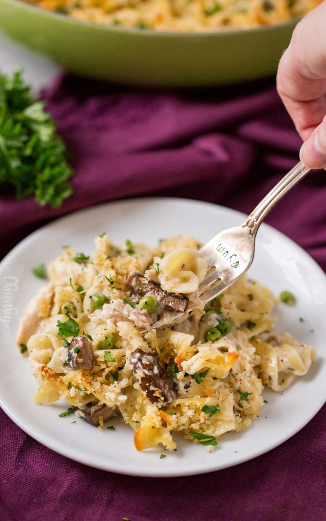 One Pot Chicken Tetrazzini - The Chunky Chef