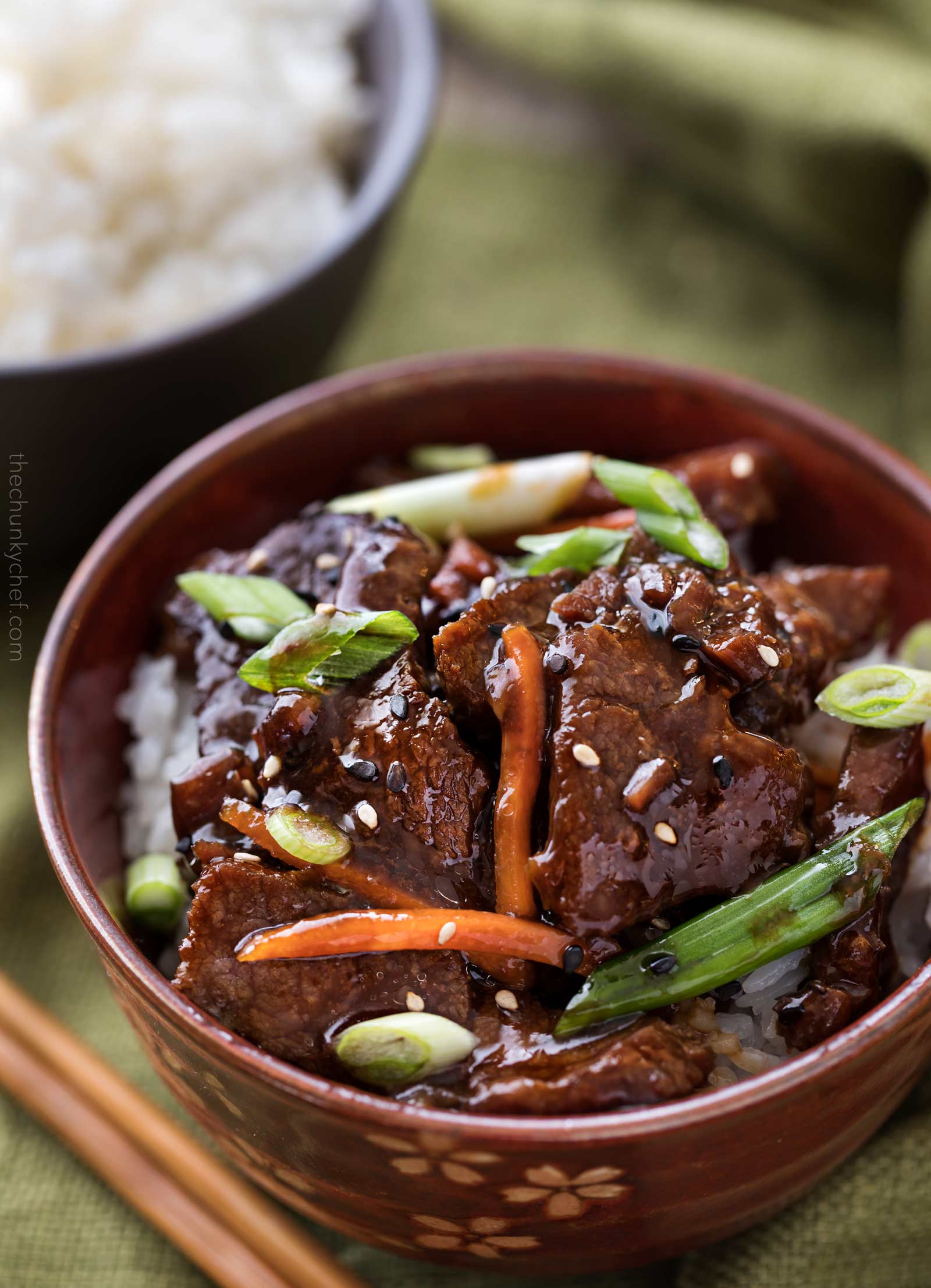 Easy Slow Cooker Mongolian Beef Recipe The Chunky Chef