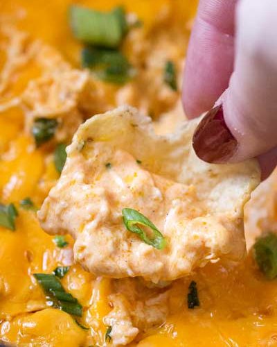 Buffalo Chicken Dip Crockpot Recipe The Chunky Chef