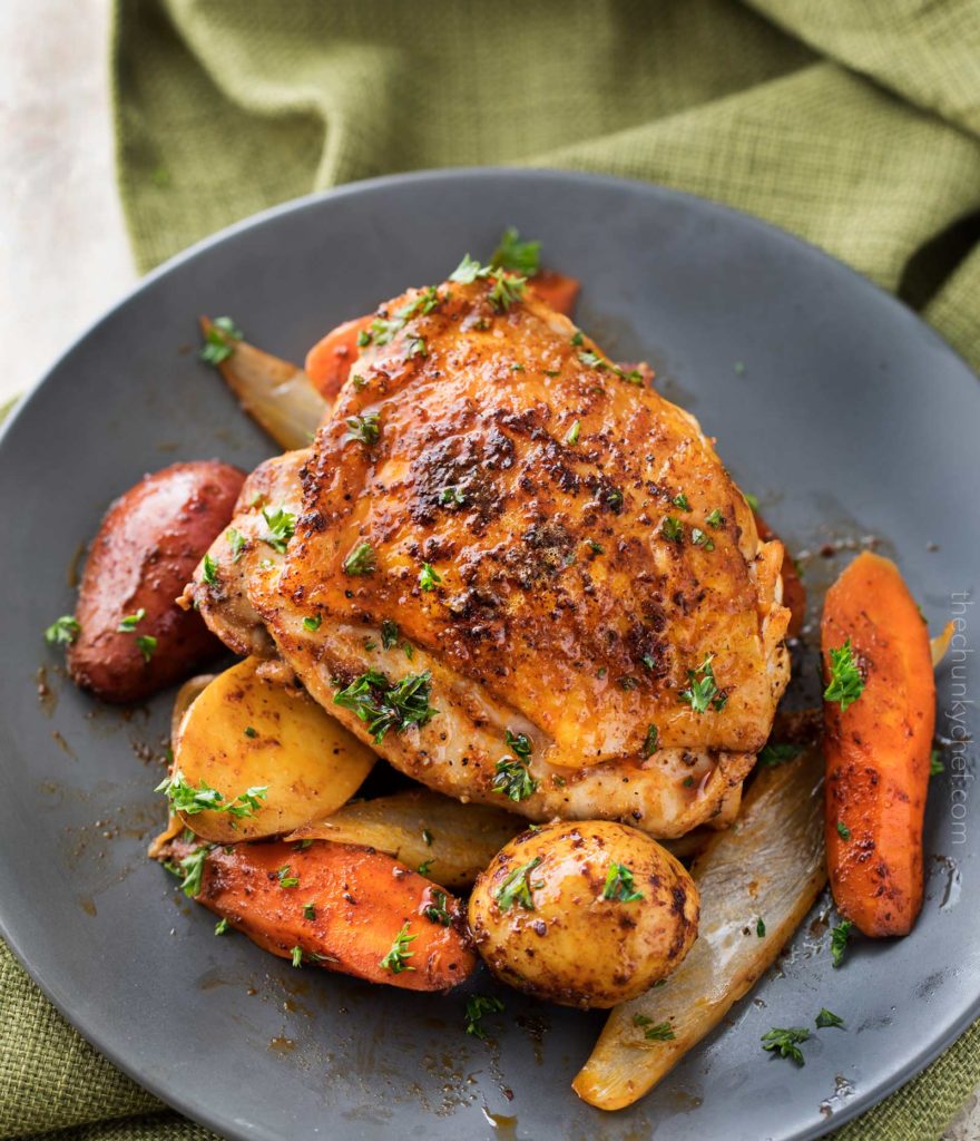 Slow Cooker Harissa Chicken - The Chunky Chef