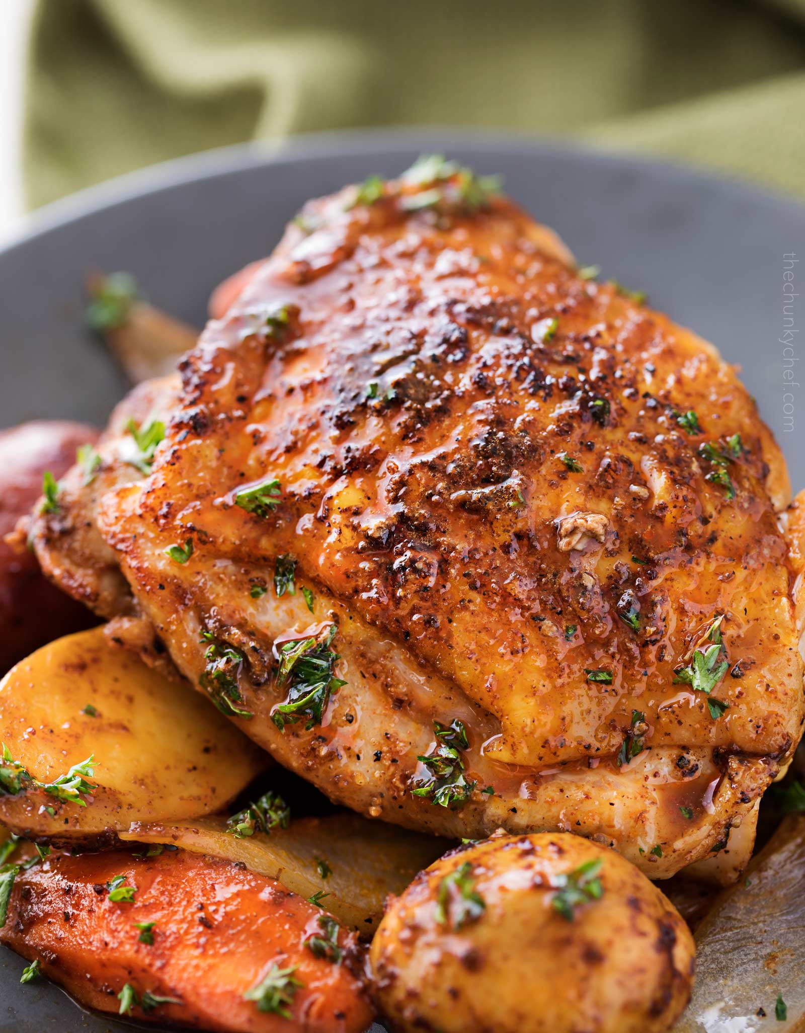 Slow Cooker Harissa Chicken - The Chunky Chef