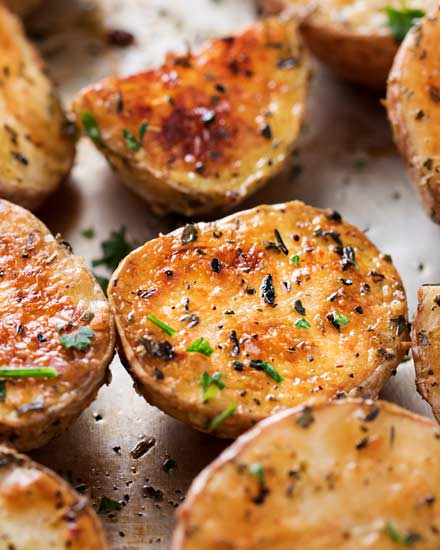 Crispy Greek Oven Roasted Potatoes Feat 