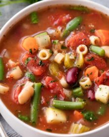 Hearty Crockpot Taco Soup - The Chunky Chef