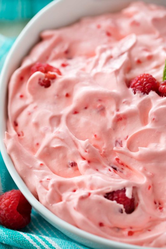 Raspberry Fluff Jello Salad The Chunky Chef   Raspberry Fluff Jello Salad 6 550x825 