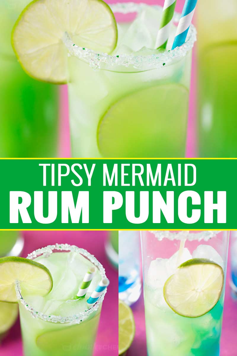 Mermaid Water Drink - Easy and Delicious Rum Punch