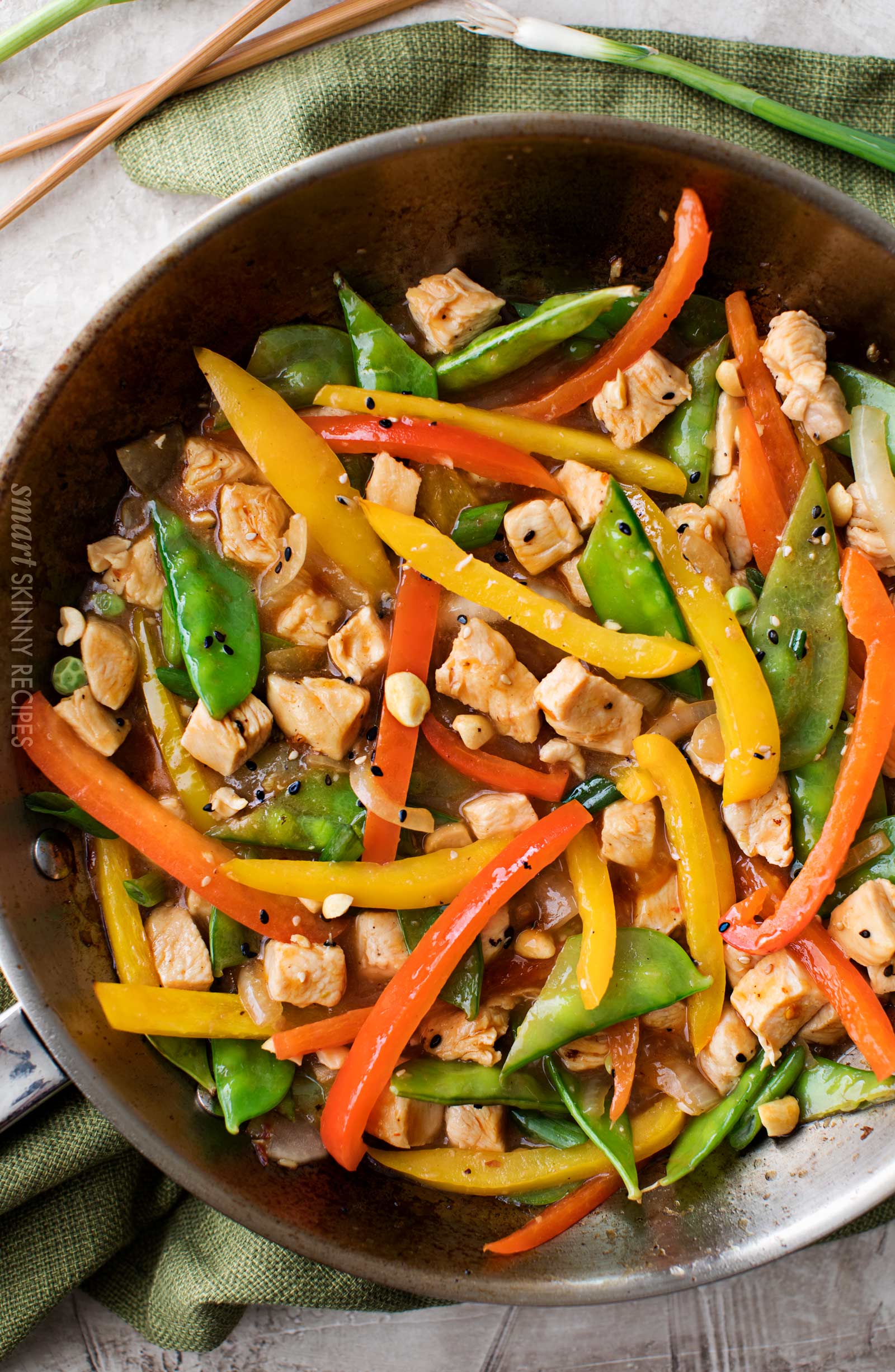 Szechuan-Style Chicken Stir Fry - The Chunky Chef