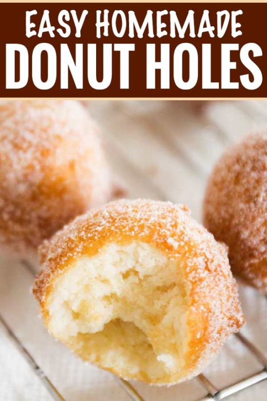 Easy Homemade Donut Holes The Chunky Chef