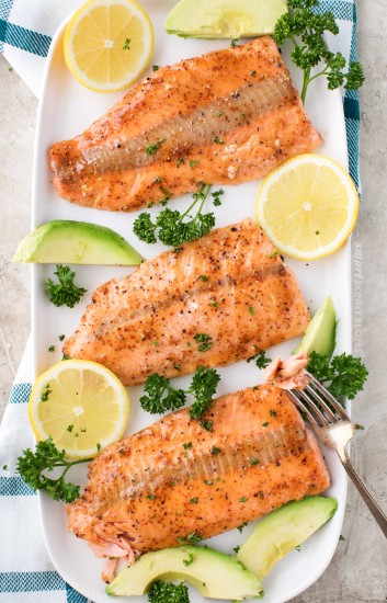 Honey Dijon Broiled Salmon - The Chunky Chef