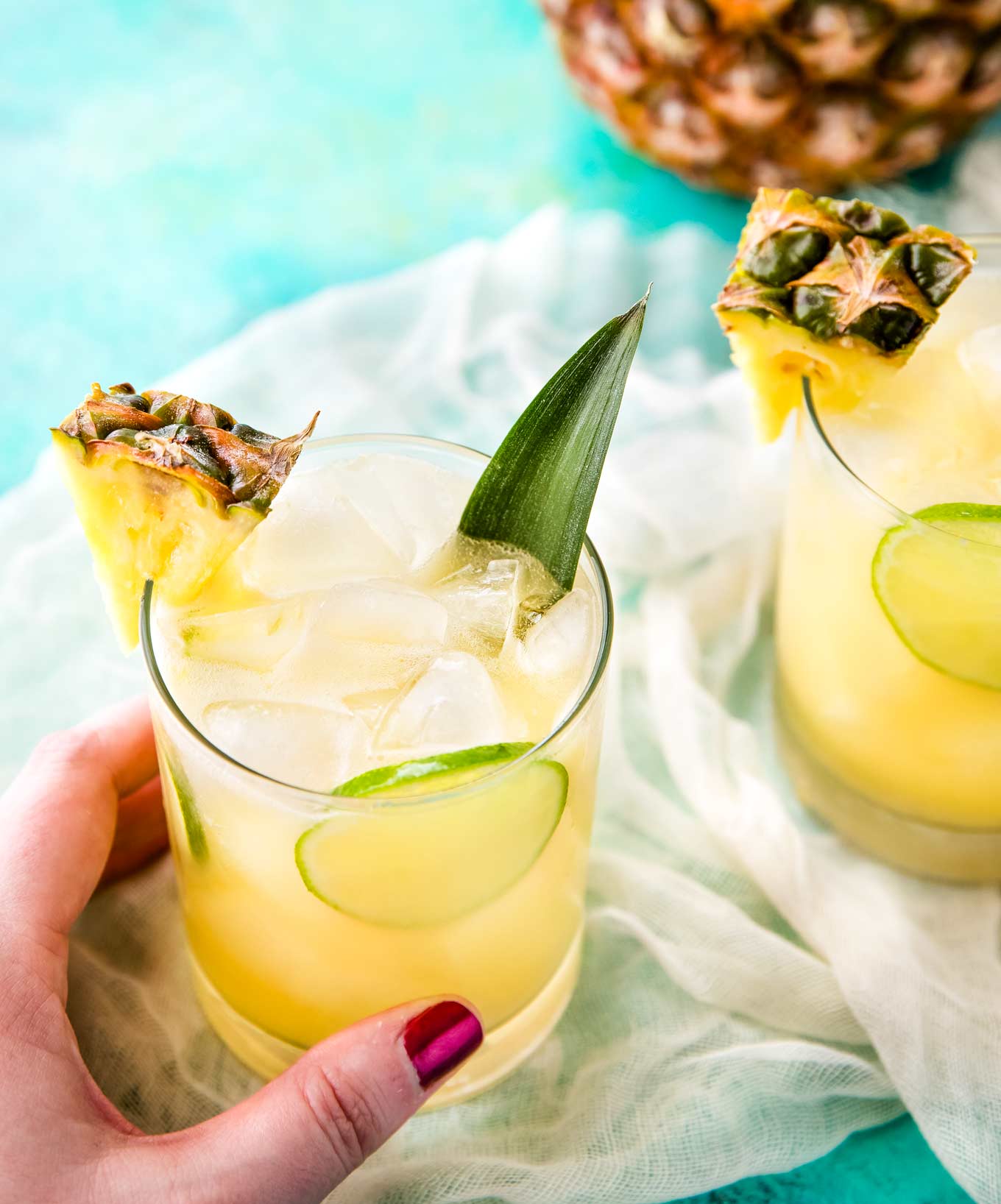 Pineapple Coconut Rum Punch The Chunky Chef