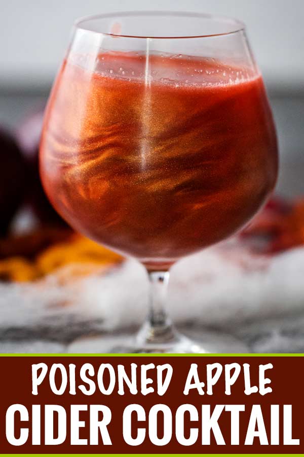 Poisoned Apple Cider Cocktail - The Chunky Chef