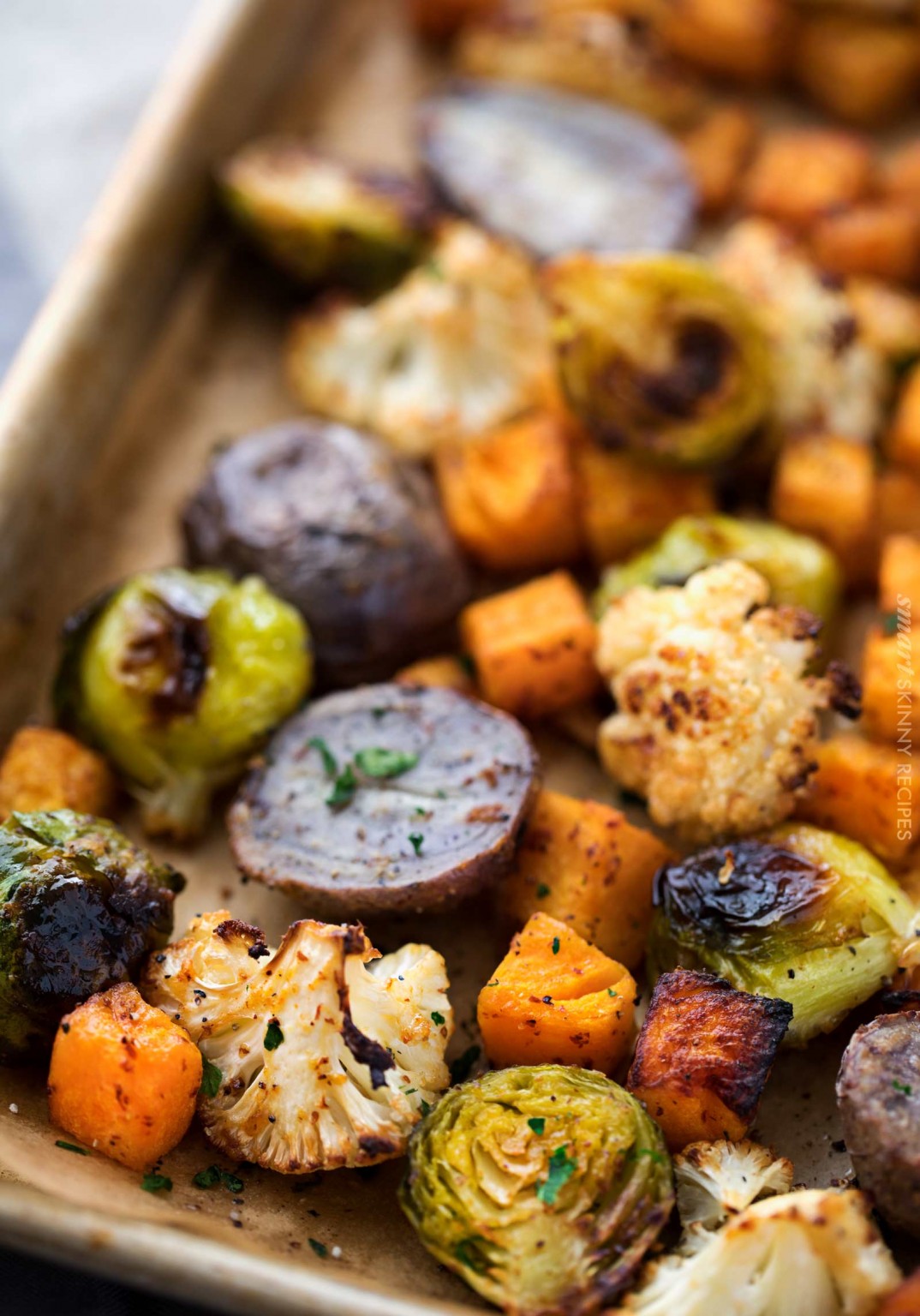 Sheet Pan Oven Roasted Vegetables The Chunky Chef